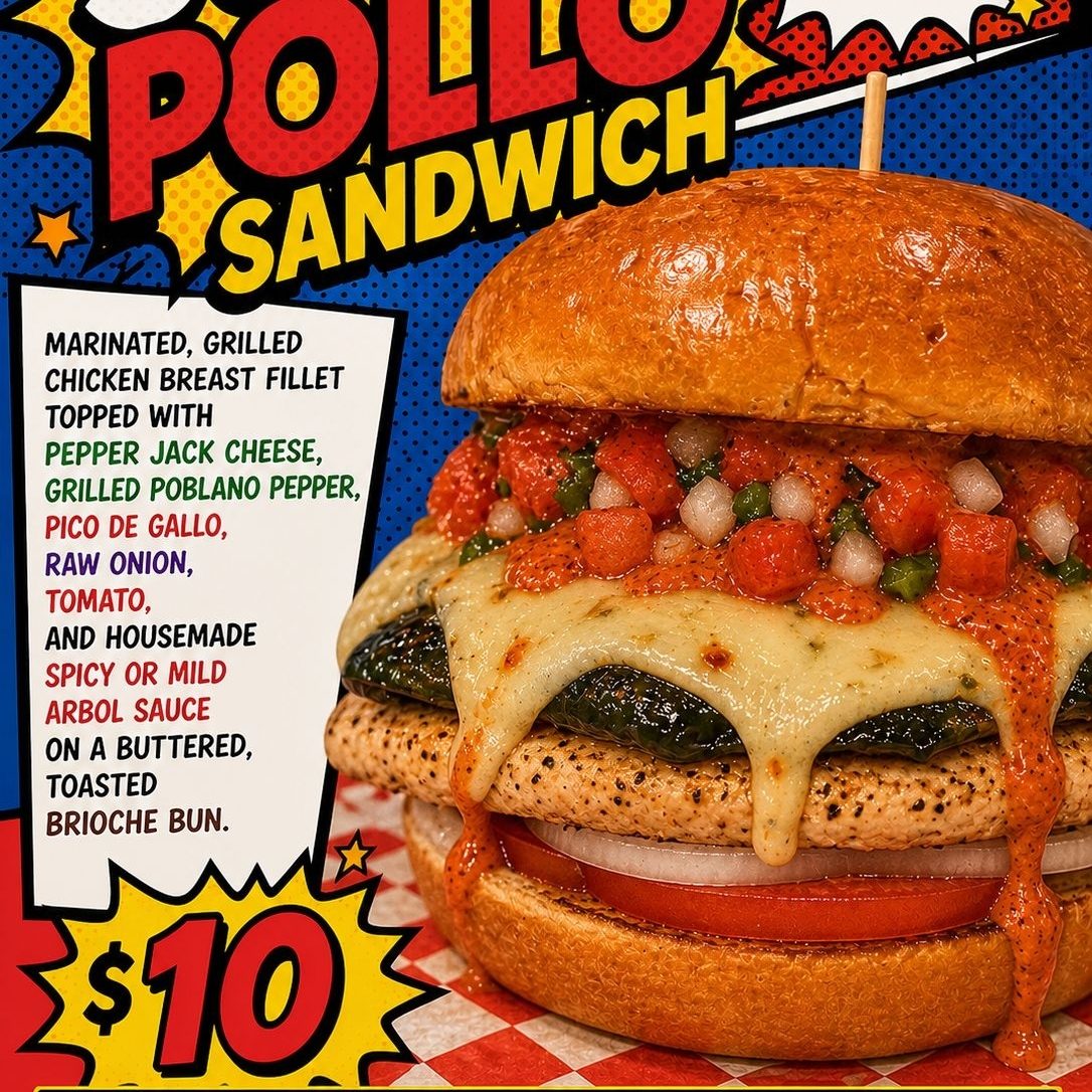 Suly's pollo sandwich.